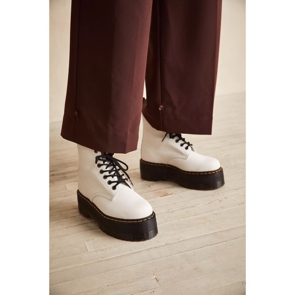 Free People x 1460 Pascal Max Pisa Leather Platform Combat Boots - Picture 15 of 15